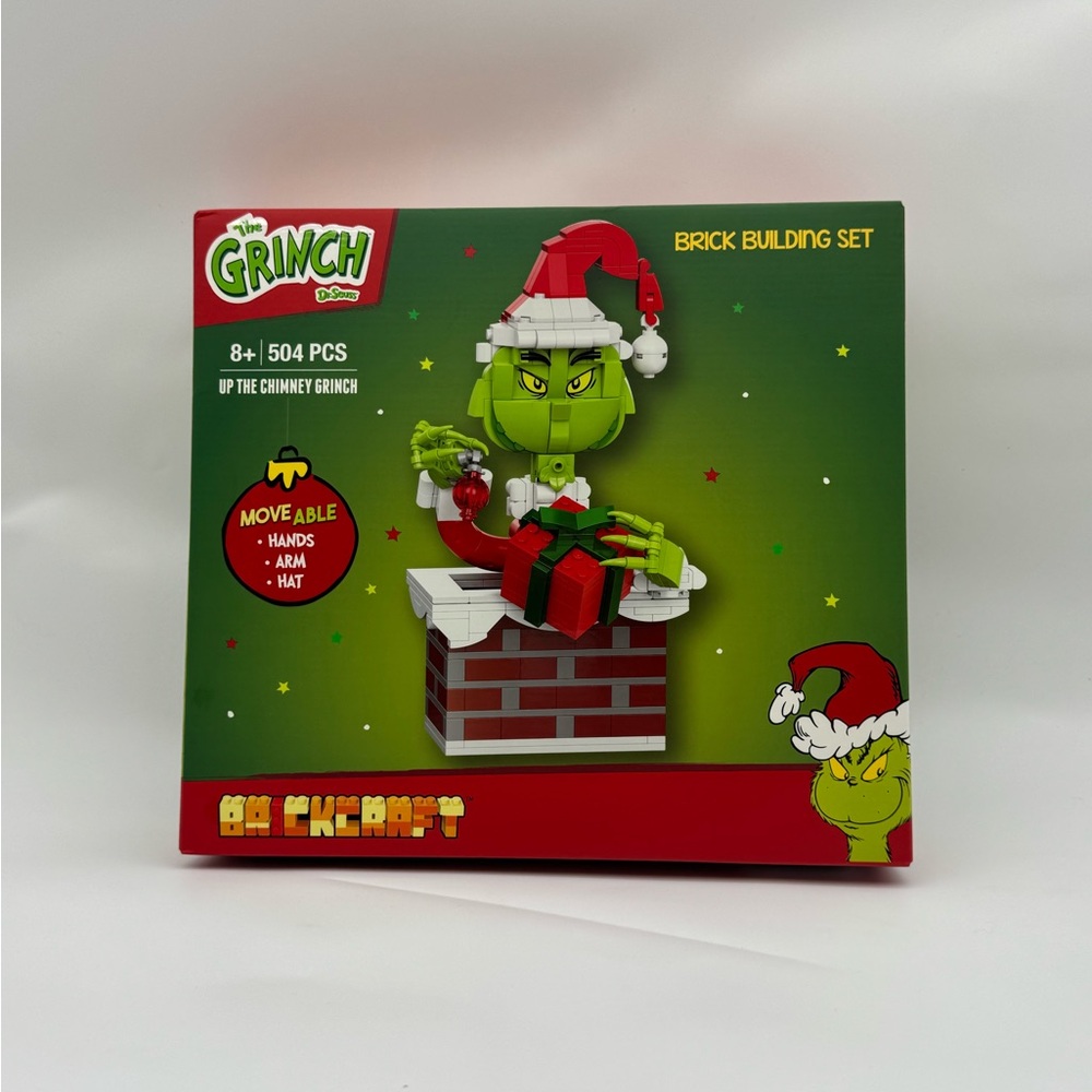 Brick Building Set - Green and Red